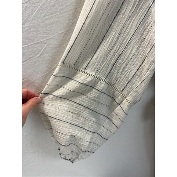 Lane Bryant NEW Striped Blouson Midi shirt Dress‎ long sleeve Size 20P flowy - Picture 5 of 15